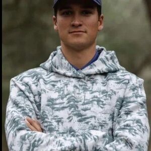 Grayson Hoodie NWT Mens Golf X-Large Green Trees Palms Pullover Sweatshirt $195